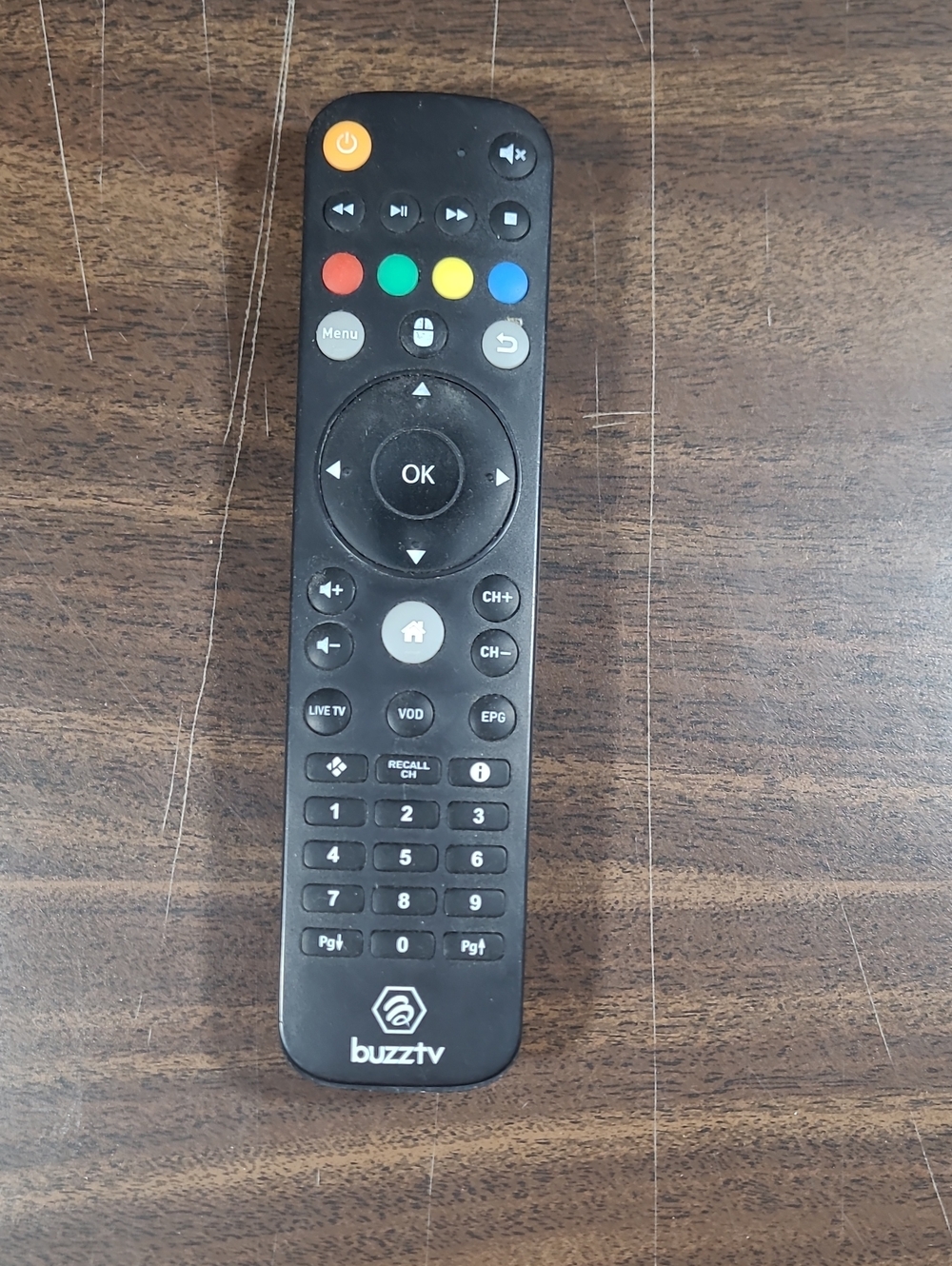 BuzzTV Black Remote Control # P-156C